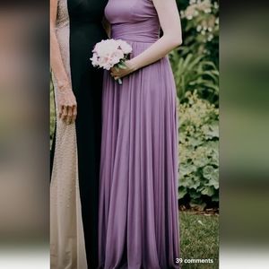 Size 2 Purple Bridesmaid/Prom Dress